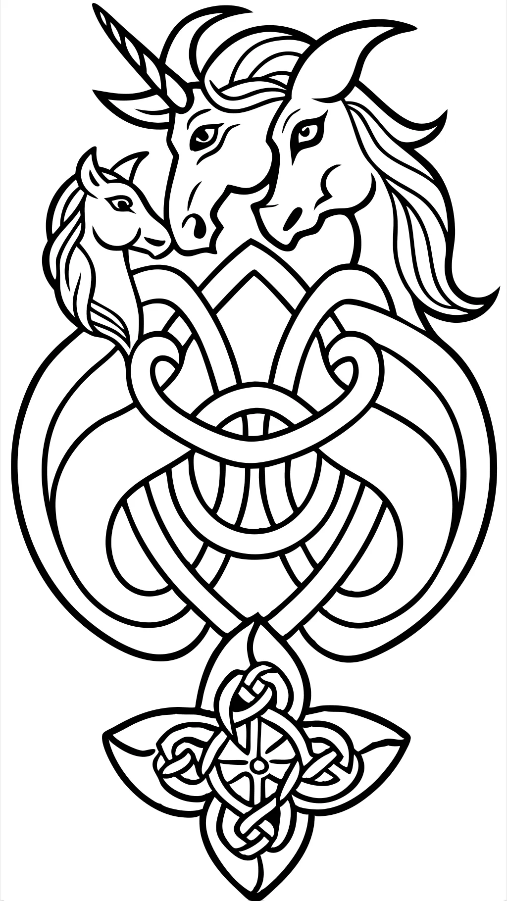 celtic coloring pages